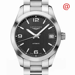 Longines CONQUEST L2.385.4.56.6 Automatic Stainless Steel Black