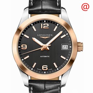 Longines CONQUEST CLASSIC L2.385.5.56.3 Automatic 18kt Rose Gold & Steel Black
