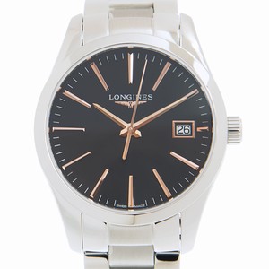 Longines CONQUEST CLASSIC L2.386.4.52.6 Quartz Stainless Steel Black