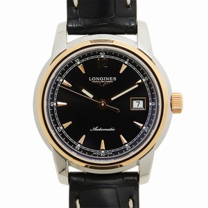 Longines SAINT IMIER L2.563.5.59.3 Automatic 18kt Rose Gold & Steel Black