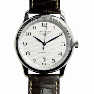 Longines MASTER L2.628.4.78.5 Automatic Stainless Steel Silvery & White