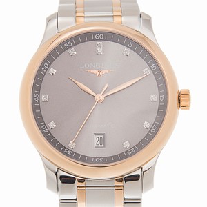Longines MASTER L2.628.5.07.7 Automatic 18kt Rose Gold & Steel Gray