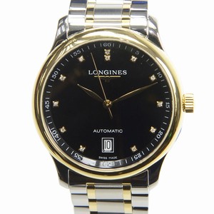 Longines MASTER L2.628.5.57.7 Automatic 18kt Gold & Steel Black