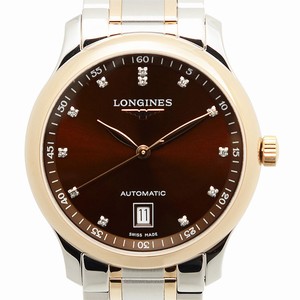 Longines MASTER L2.628.5.67.7 Automatic Gold-Plated & Stainless Steel Brown 