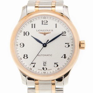 Longines MASTER L2.628.5.79.7 Automatic 18kt Rose Gold & Steel Silvery & White