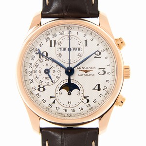 Longines MASTER L2.673.8.78.3 Automatic 18kt Rose Gold Silver