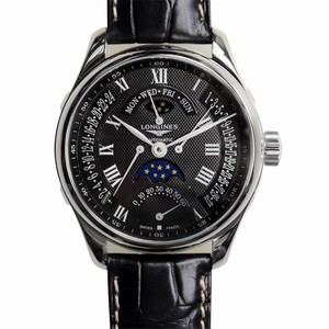 Longines MASTER L2.739.4.51.7 Automatic Stainless Steel Black