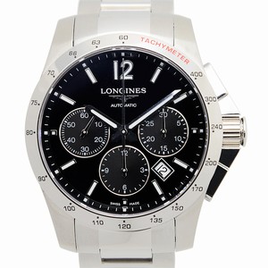 Longines CONQUEST L2.743.4.56.6 Automatic Stainless Steel Black