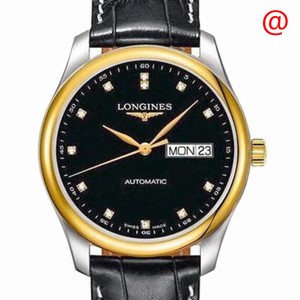 Longines MASTER L2.755.5.57.2 Manual Wind 18kt Gold & Steel Black
