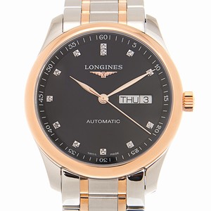 Longines MASTER L2.755.5.59.7 Automatic 18kt Rose Gold & Steel Black