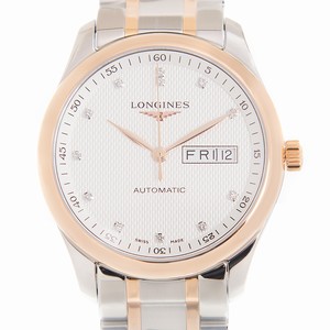 Longines MASTER L2.755.5.97.7 Automatic 18kt Rose Gold & Steel White