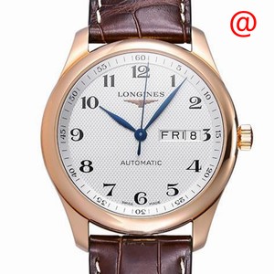 Longines MASTER L2.755.8.78.3	 Automatic 18kt Rose Gold Silver