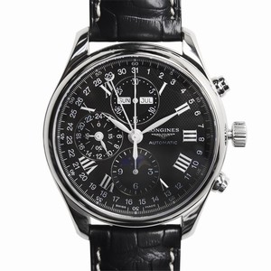 Longines MASTER L2.773.4.51.7 Automatic Stainless Steel Black