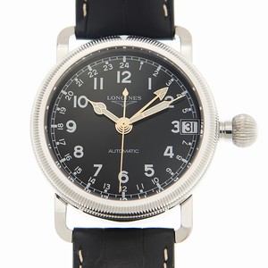 Longines HERITAGE L2.778.4.53.0 Manual Wind Stainless Steel Black