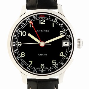 Longines HERITAGE L2.789.4.53.3 Automatic Stainless Steel Black