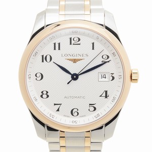 Longines MASTER L2.793.5.79.7 Automatic 18kt Rose Gold & Steel Silvery & White