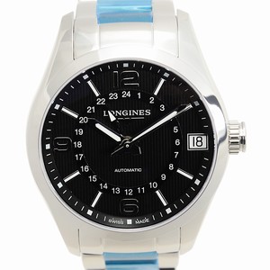 Longines CONQUEST L2.799.4.56.6 Automatic Stainless Steel Black