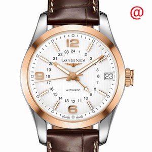 Longines CONQUEST CLASSIC L2.799.5.76.3 Automatic 18kt Rose Gold & Steel Silver
