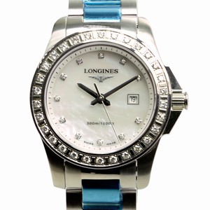 Longines CONQUEST L3.258.0.89.6 Quartz Stainless Steel White