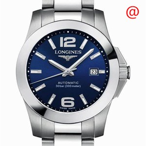 Longines CONQUEST L3.276.4.99.6 Automatic Stainless Steel Blue 