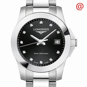 Longines CONQUEST L3.277.4.57.6 Quartz Stainless Steel Black