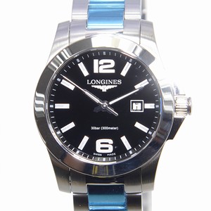 Longines CONQUEST L3.277.4.58.6 Quartz Stainless Steel Black