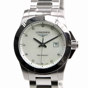 Longines CONQUEST L3.277.4.87.6 Quartz Stainless Steel White