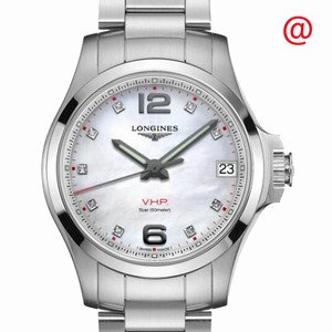 Longines CONQUEST L3.316.4.87.6 Quartz Stainless Steel White