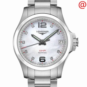 Longines CONQUEST L3.319.4.87.6 Quartz Ceramic & Steel White