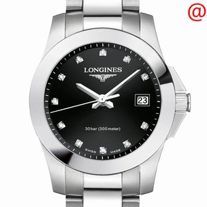 Longines CONQUEST L3.376.4.57.6 Quartz Stainless Steel Black