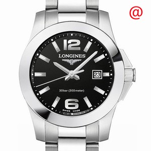 Longines CONQUEST L3.376.4.58.6 Quartz Stainless Steel Black