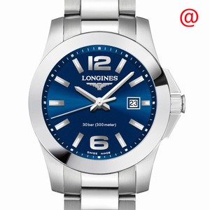 Longines CONQUEST L3.376.4.96.6 Quartz Stainless Steel Blue 