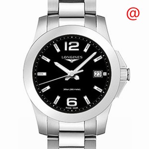 Longines CONQUEST L3.377.4.58.6 Quartz Stainless Steel Black