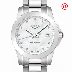 Longines CONQUEST L3.377.4.87.6 Quartz Stainless Steel White