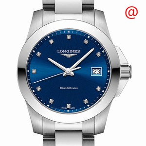 Longines CONQUEST L3.377.4.97.6 Quartz Stainless Steel Blue 