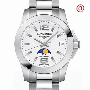 Longines CONQUEST L3.380.4.16.6 Quartz Stainless Steel White