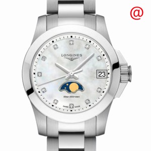 Longines CONQUEST L3.380.4.87.6 Quartz Stainless Steel White