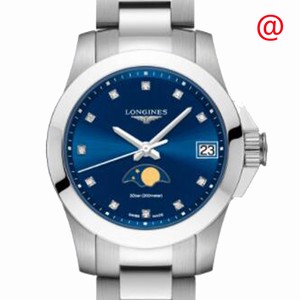Longines CONQUEST L3.380.4.97.6 Quartz Stainless Steel Blue 