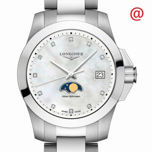 Longines CONQUEST L3.381.4.87.6 Quartz Stainless Steel White
