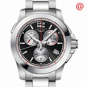 Longines CONQUEST L3.701.4.56.6 Quartz Stainless Steel Black