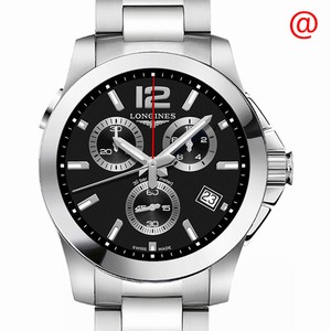 Longines CONQUEST L3.702.4.56.6 Quartz Stainless Steel Black