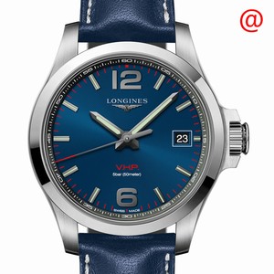 Longines CONQUEST L3.716.4.96.0 Quartz Stainless Steel Blue 