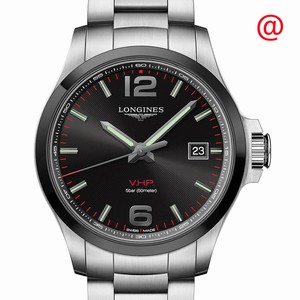 Longines CONQUEST L3.729.4.56.6 Quartz Stainless Steel Black