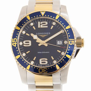 Longines CONQUEST L3.740.3.96.7 Quartz Gold-Plated & Stainless Steel Blue 