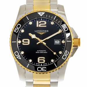 Longines CONQUEST L3.781.3.56.7 Automatic Ceramic & Steel Black