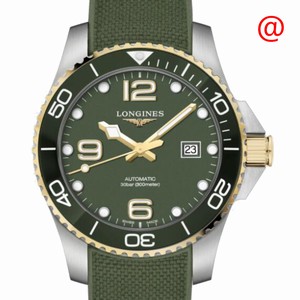 Longines CONQUEST L3.782.3.06.9 Automatic Ceramic & Steel Green