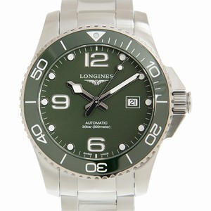 Longines CONQUEST L3.782.4.06.6 Automatic Ceramic & Steel Green