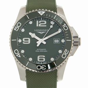 Longines CONQUEST L3.782.4.06.9 Automatic Ceramic & Steel Green