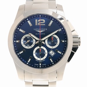 Longines CONQUEST L3.801.4.96.6 Automatic Stainless Steel Blue 
