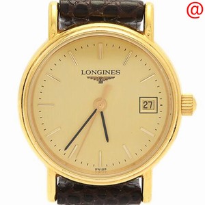 Longines PRESENCE L4.136.2.32.2 Quartz 18kt Yellow Gold Yellow